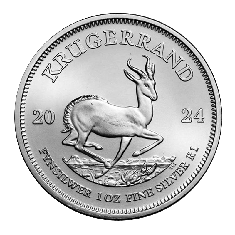 Image for 1 oz Silver South African Krugerrand (2024) from TD Precious Metals